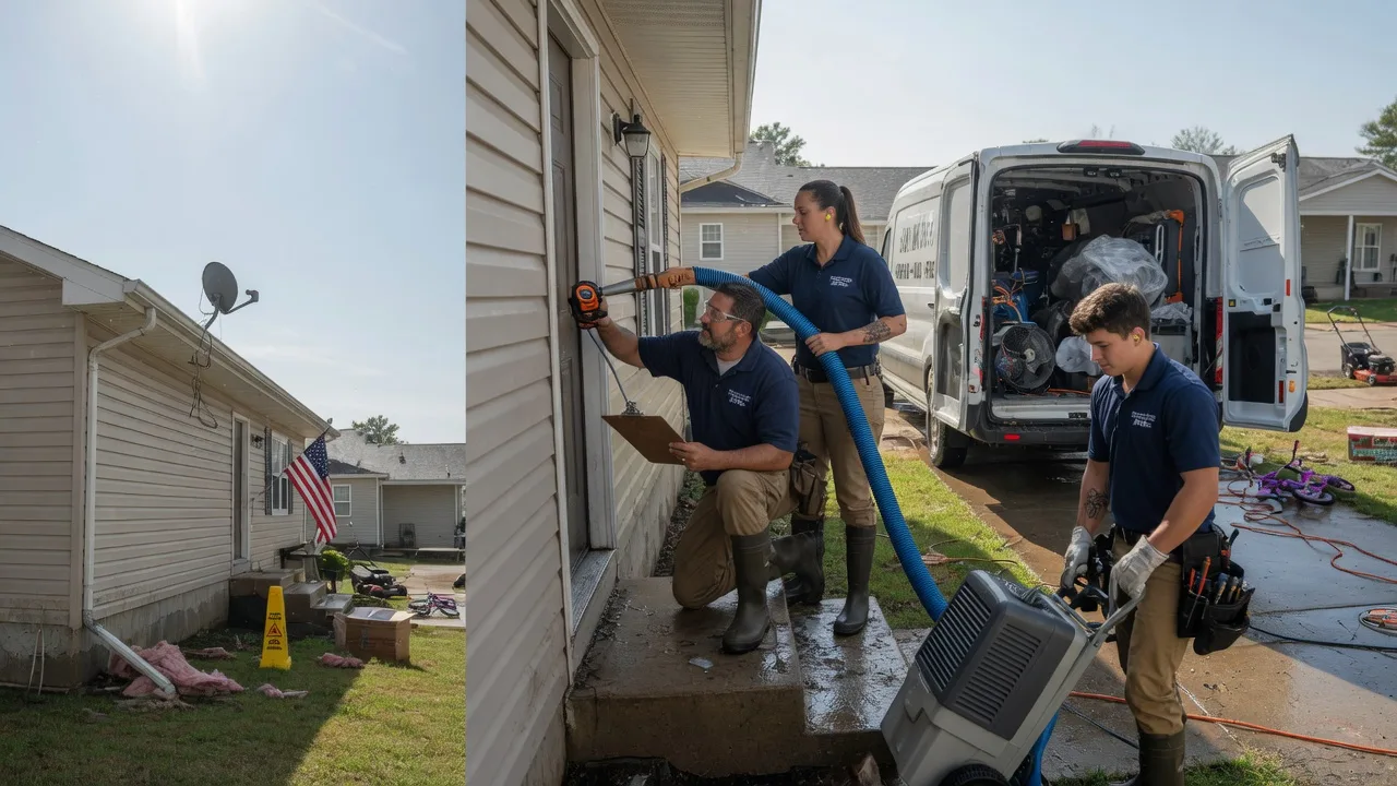 Ceiling Water Damage Restoration in Rayland, OH near me